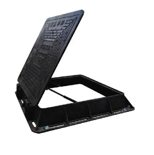 EN124 Ductile Cast Iron Hydraulic Manhole Cover new developed design