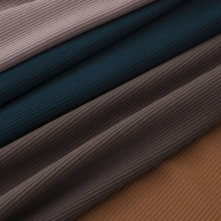 60S+30D TENCEL Micro modal 2*1 rib elastic cloth