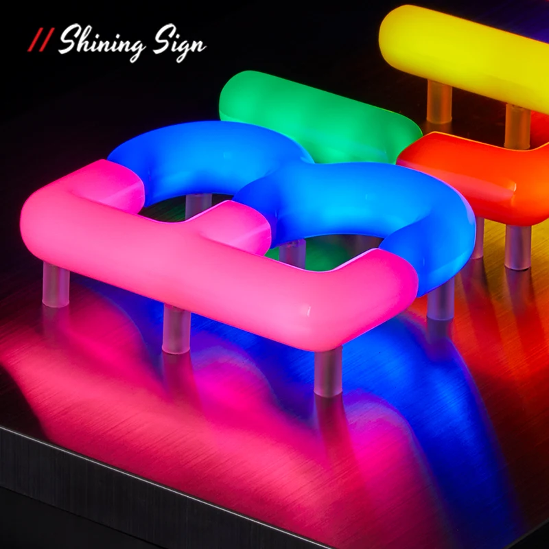 Shining Sign Custom 3D Neon Lights 360 Acrylic Neon Signs Colorful Storefront Advertising Design Illuminated Logo