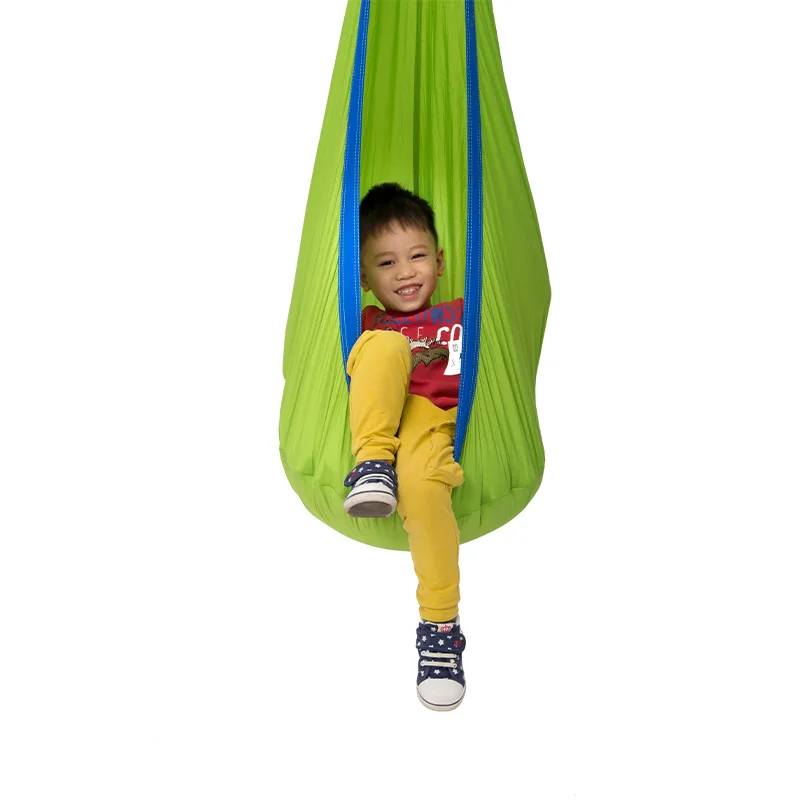 Hot Sale Garden Indoor Outdoor Kids Teardrop Hammock Kids Sensory Hanging Cloth Swing