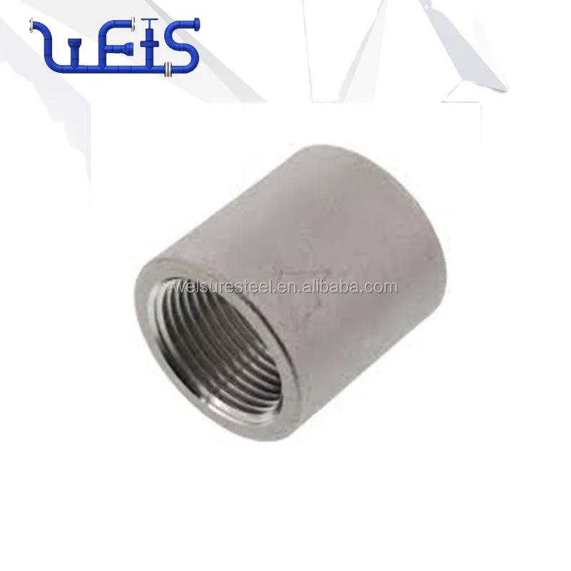 ASME B16.11 3000# forged 304/ 316 stainless steel pipe fitting BSP/NPT female thread coupling