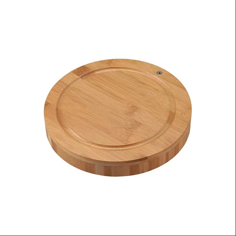 High Quality Bamboo Cheese cutting board   board with drawers serving platter cutlery server knife set
