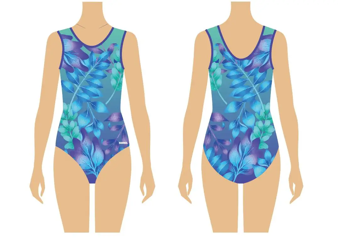 printed girl Normzl New Arrival Training Dancewear Little Girl High Cut Free Sample Leotard Overall