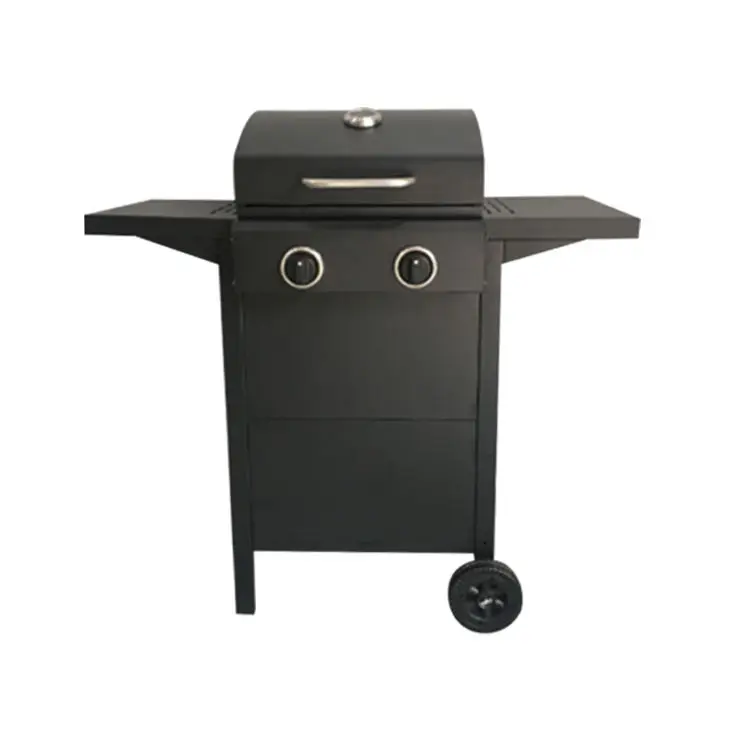 Outdoor Kitchen Trolley Moveable  Barbecue 3 Burner Natural Gas Bbq Grill with Cover