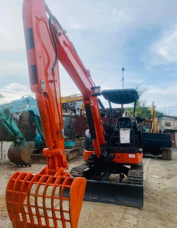Землеройный японский экскаватор hitachi zx35 zx35u 3 5 тонный второй ручной/гусеничный
