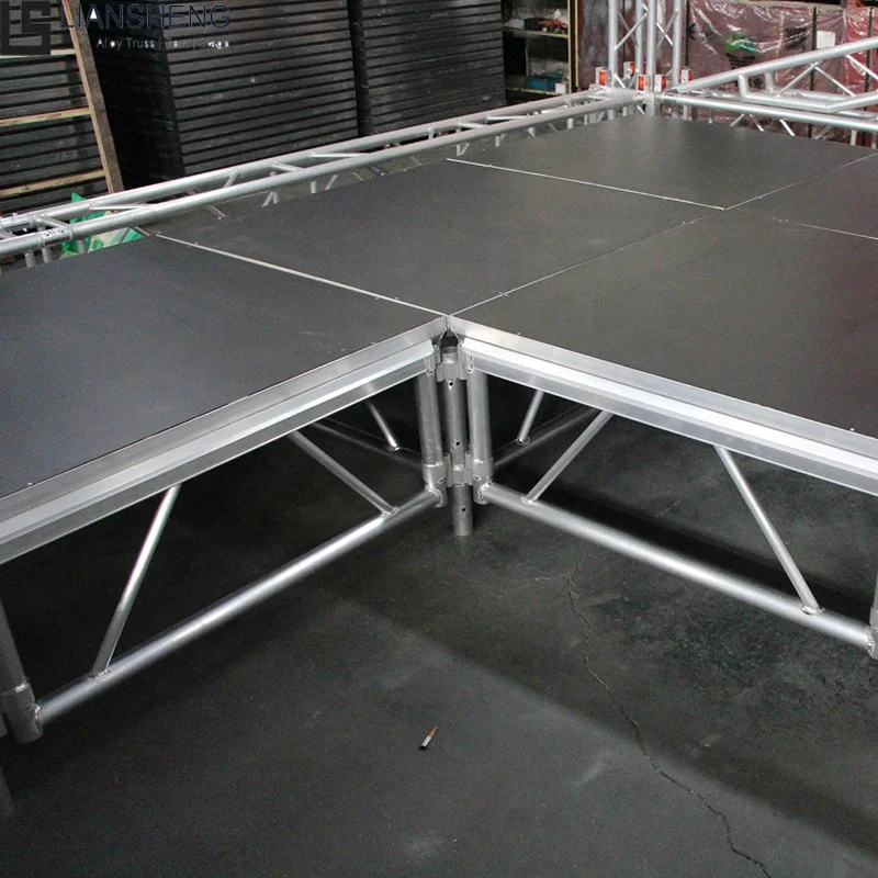 Factory Aluminum Stage Platform 4ft*4ft Stage Deck Podium For Concert Events
