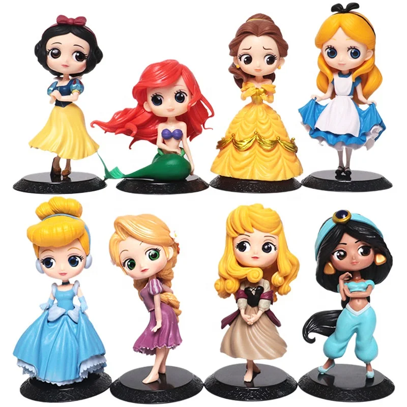 OEM Design Custom Cartoon Characters 3D Plastic Figure Model Toy Blind Box Plastic miniature Figure for Cake Maker