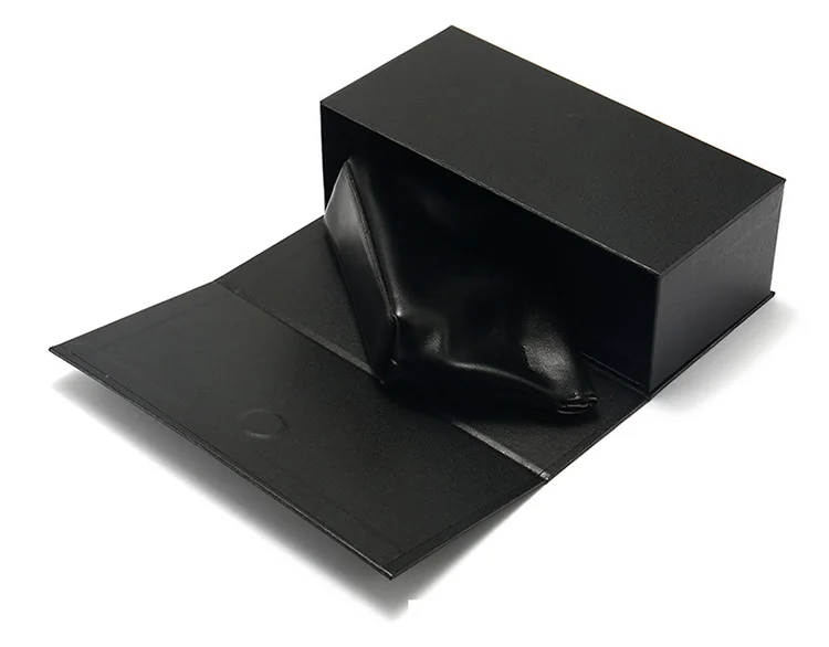 Custom logo eyeglass sunglass cases kit with leather bag for glasses