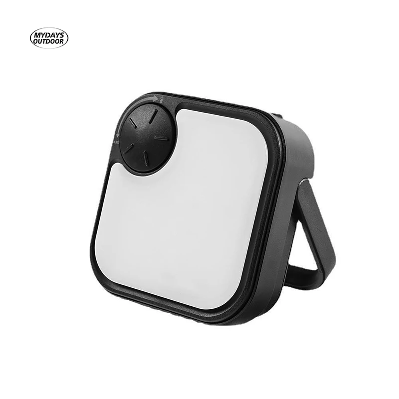 Mydays Outdoor Portable ABS Rechargeable Three-Speed Tent Lantern Waterproof Solar Led Camping Lamp with Usb for Phone Charging