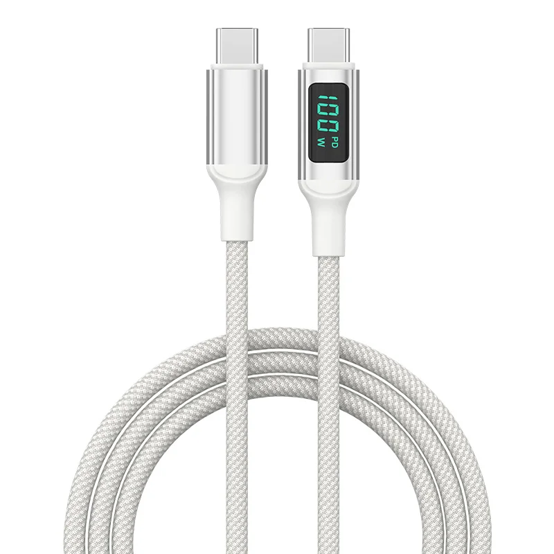 Source factory OEM service high quality usb type c to type c pd charging usb cable braided 3a fast charging