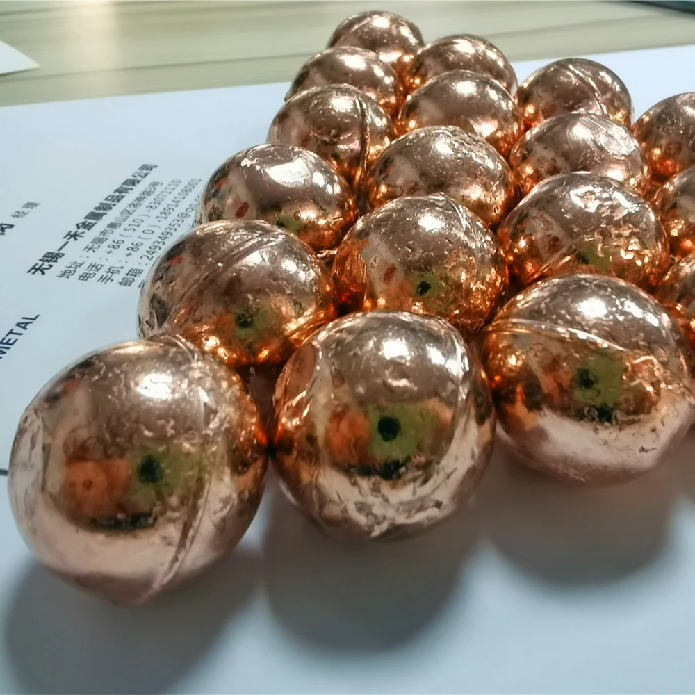High Precision Smooth Surface Phosphorus Anode Copper Ball For Electroplating