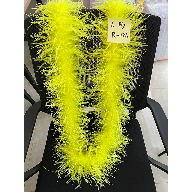 6ply  feather boas in wholesale hot pink ostrich feathers & white ostrich feather trim for garment dress