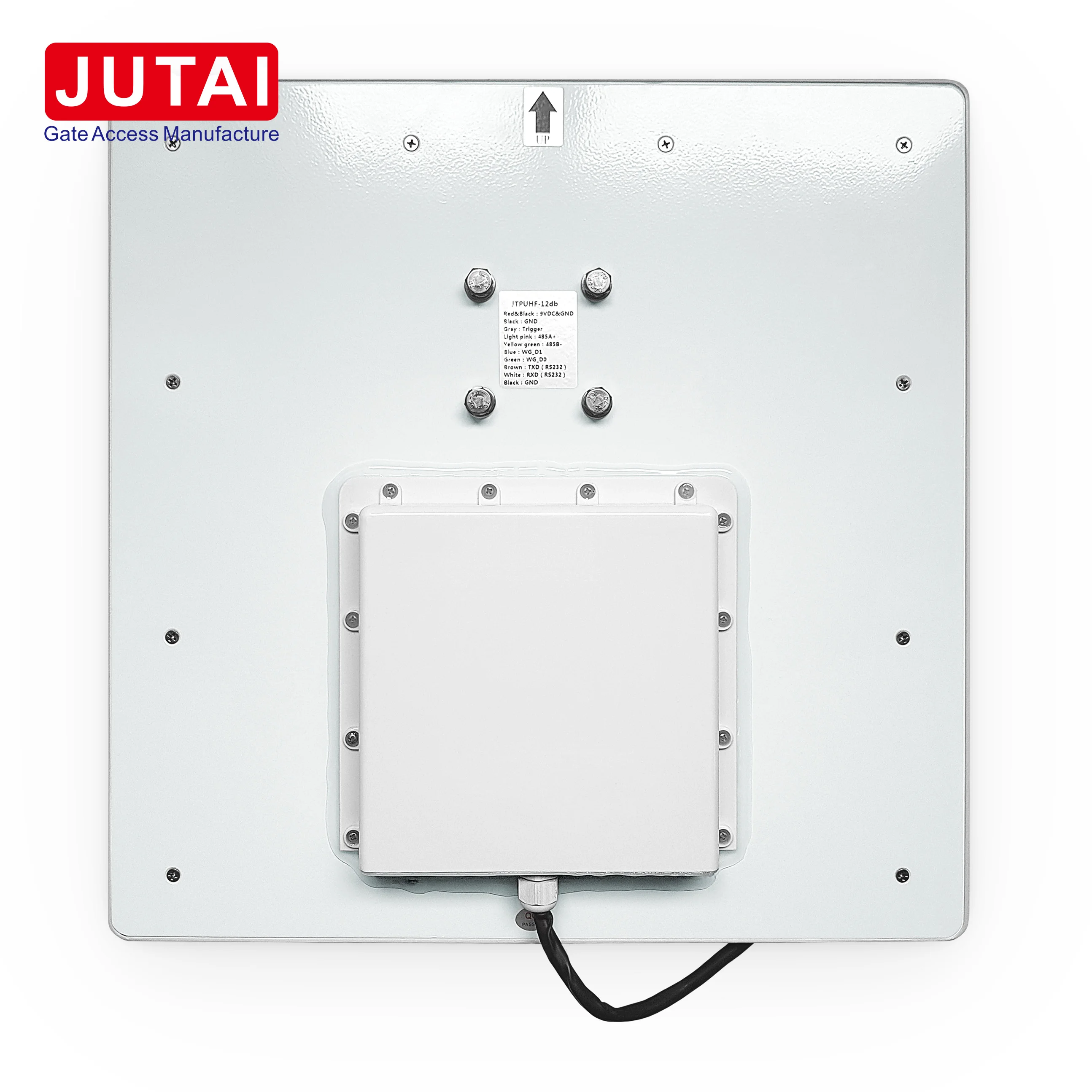 JUTAI  PUHF-9-12DB Long Distance UHF Passive RFID Reader 902~928mhz Frequency 15-20M main used at barrier gate reading system