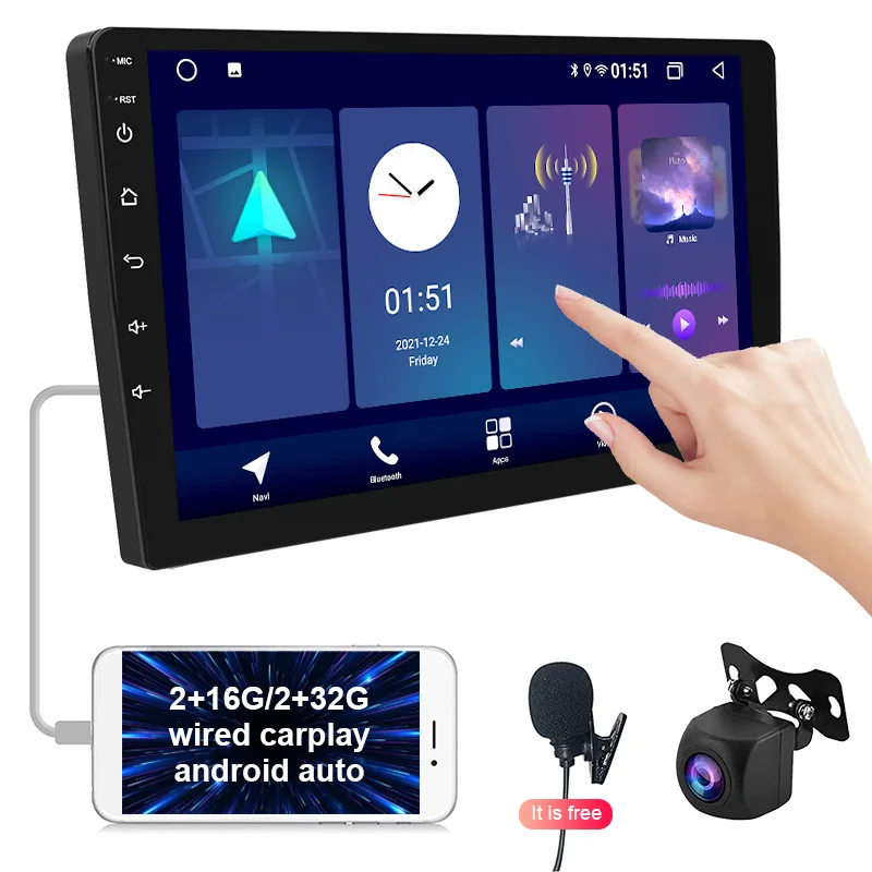 OEM Универсальный android автомобильный Радио 7 дюймов 1 din автомобиля поворот мультимедиа 2 двойной DVD плеер