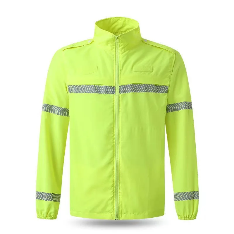 WEJUMP  Hi Vis Reflective Long Sleeve Shirt Safety Workwear Outdoor Service for Men and Women