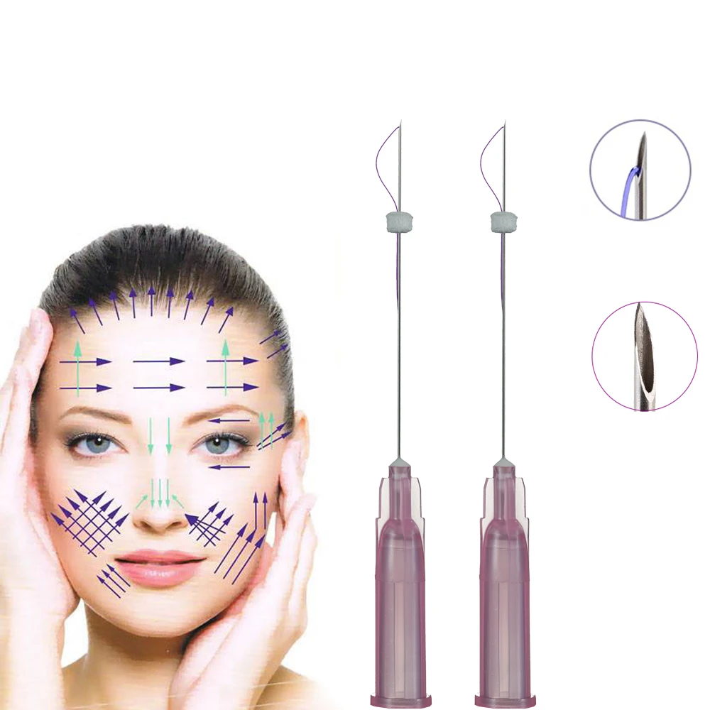 Korea Anti-aging Hilos Tensores Face Lift Mono PDO Thread With Sharp Needle