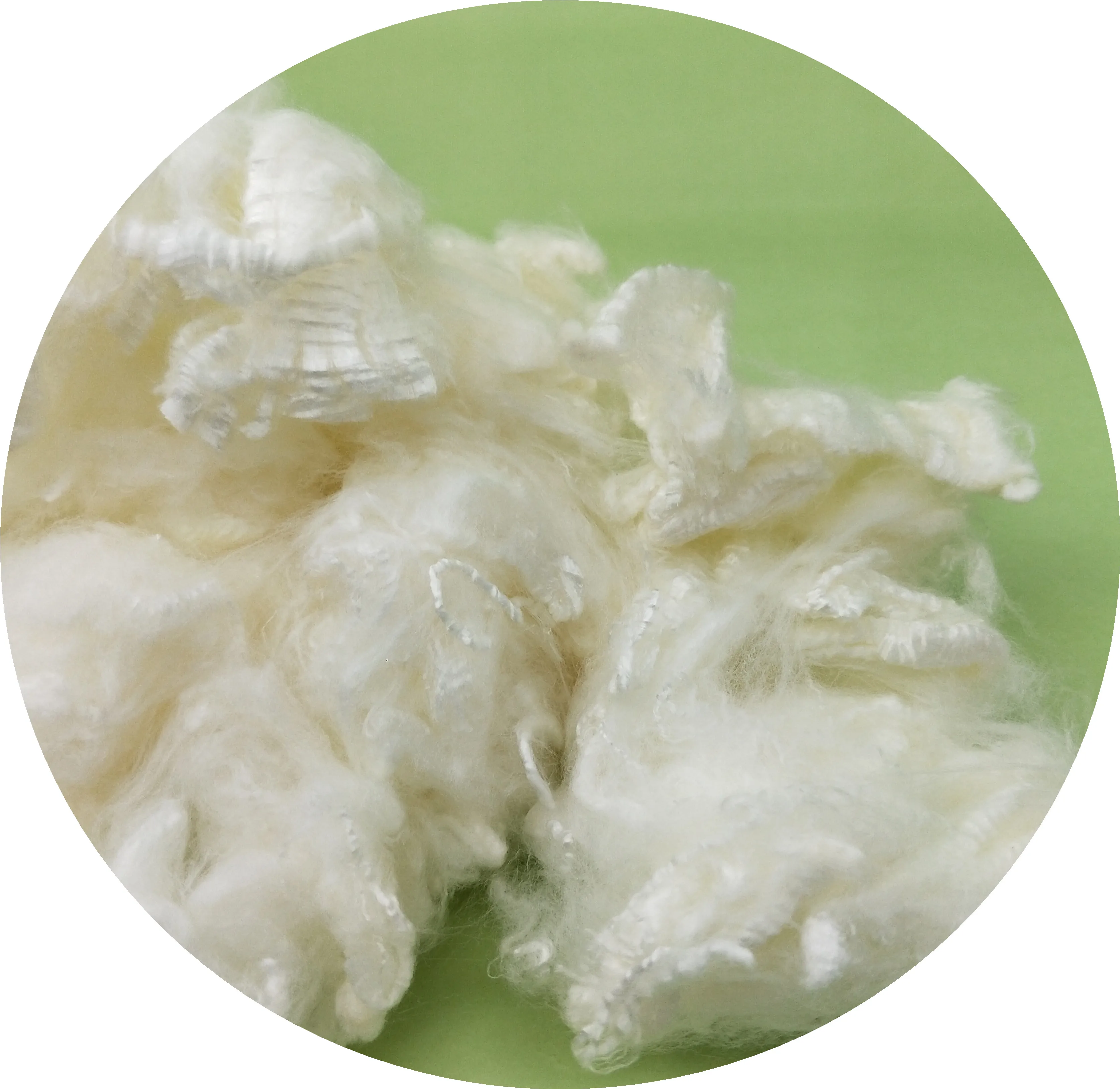 Огнестойкое необработанное белое акриловое волокно