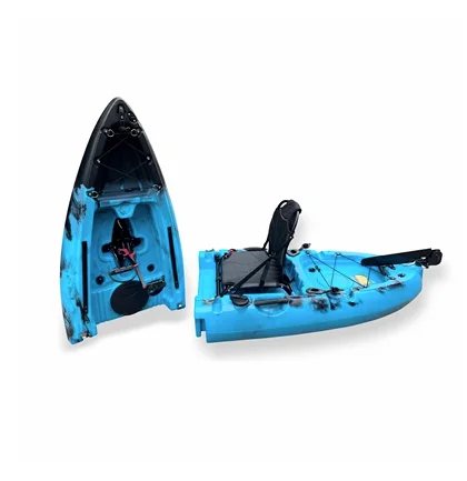 folding kayak light weight no inflatable canoe with pedal drive