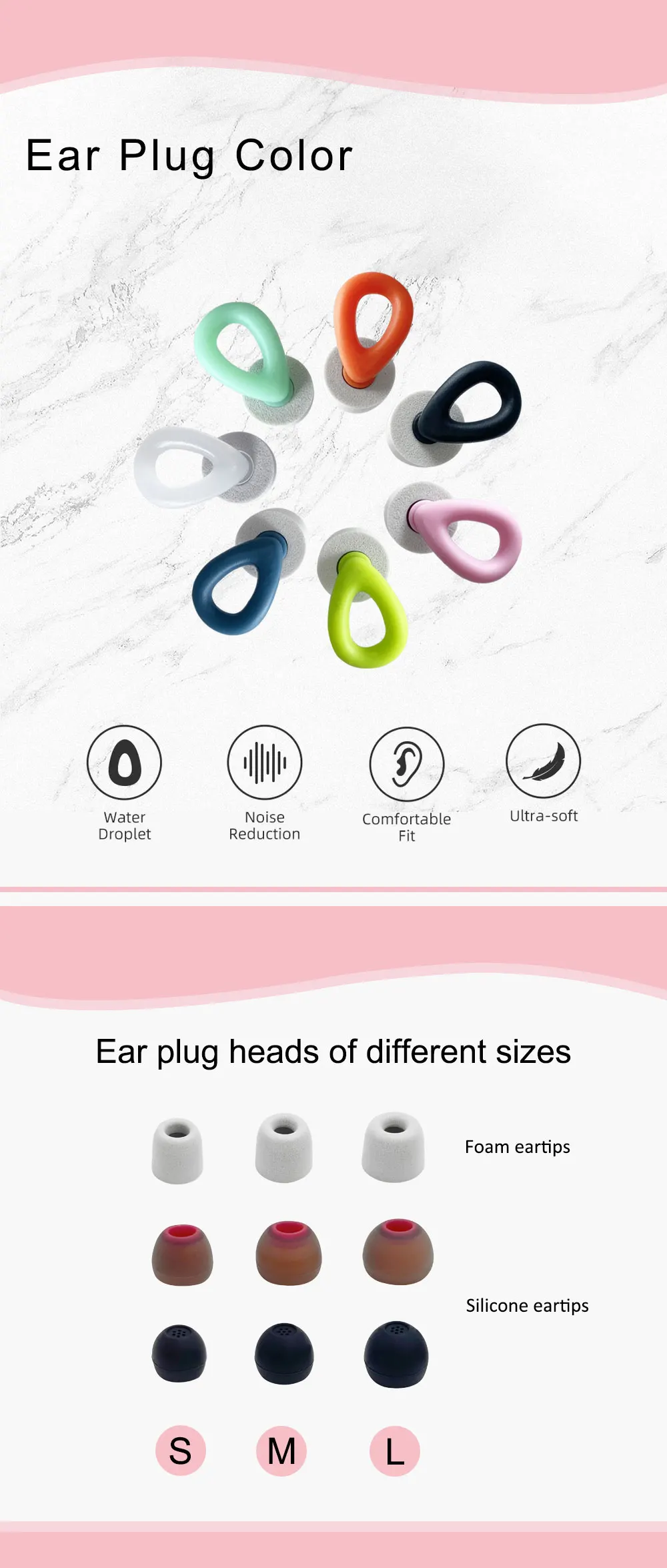 OLYGA NRR 25-28dB Custom Logo Earplugs, Perfect Fit Ear Protection for Safety