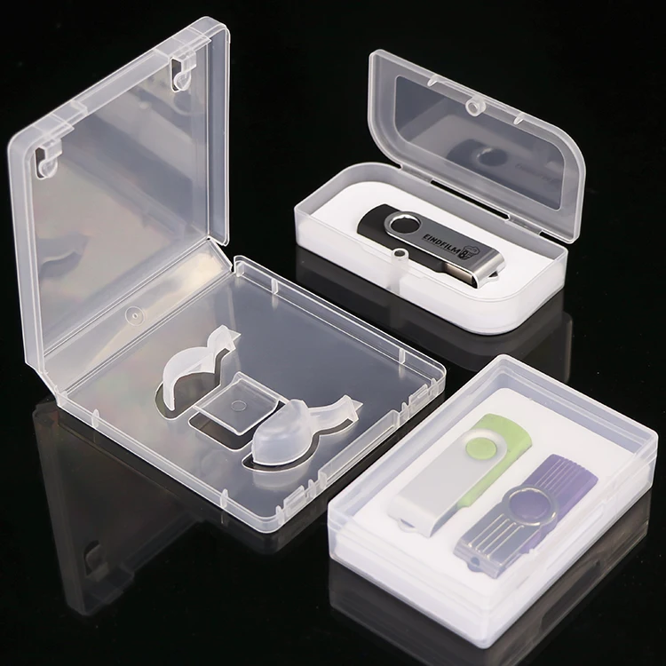 YUZMEI Plastic USB Travel Carrying Case Flash Pen USB DVD Case with Holder Thumb Storage Case For SankDisk Kingston