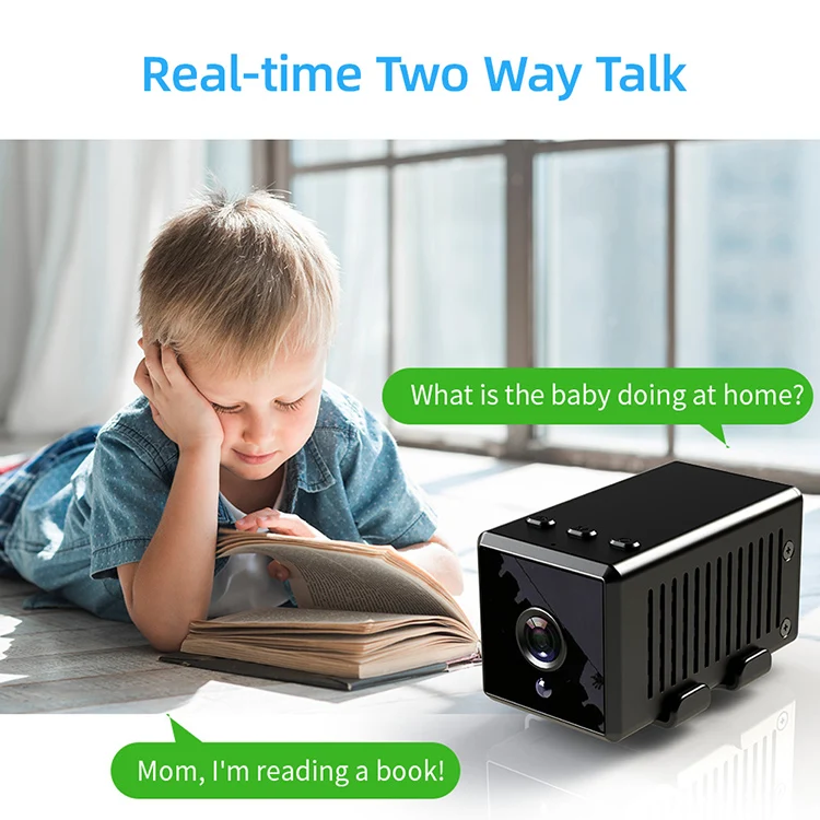 
Latest Battery Operated Long Life Battery of 2400mAh 10 hours Working Time Hidden Spy Mini Camera with Cloud Storage 