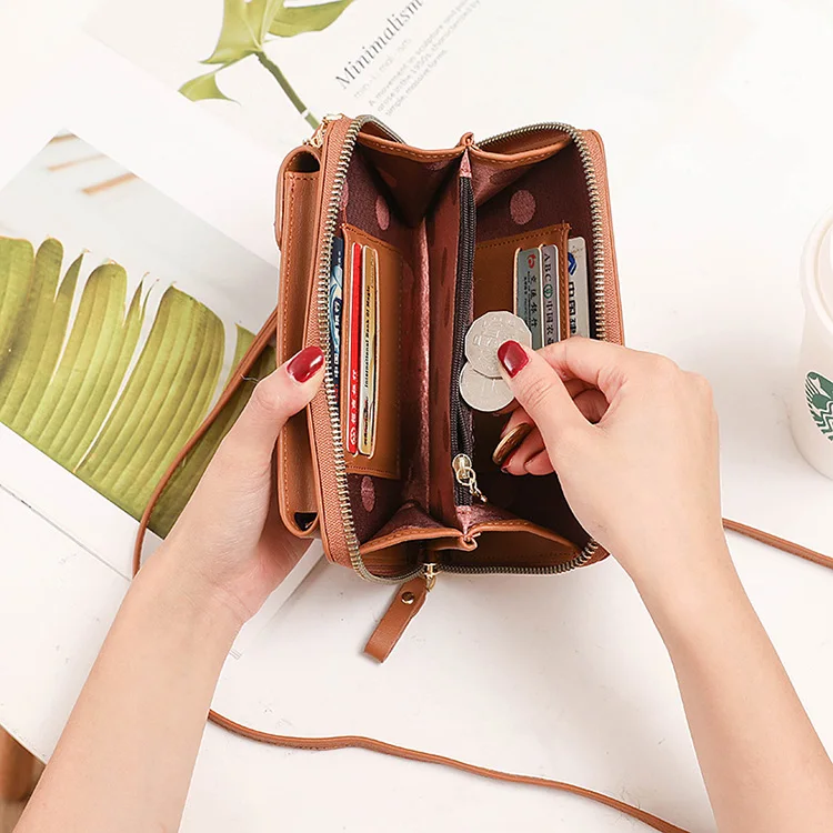 Лидер продаж, кошелек, чехлы для телефона, кошелек, оптовая продажа, Дизайнерский Модный чехол через плечо для телефона, сумка, кошелек для сотового телефона