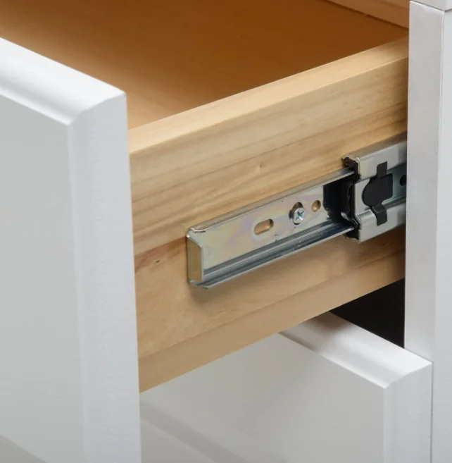 Roller Linear Guide Cabinet Kitchen Push To Open Drawer Accessories Mechanism Corredicas Telescopic 45mm Heavy Drawer