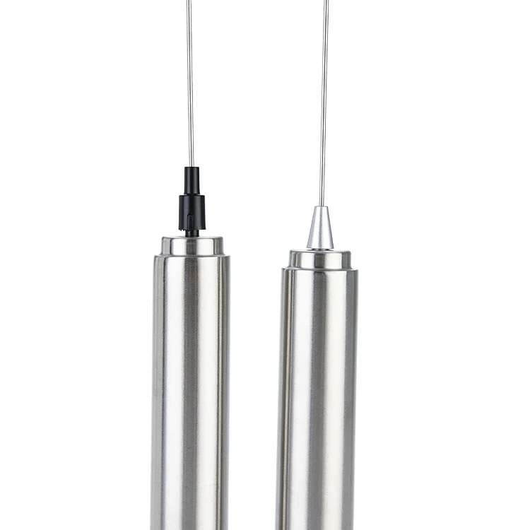 Hot Sale New Arrival Handheld Coffee Machine Reusable Electric Milk Frother in Silver Color