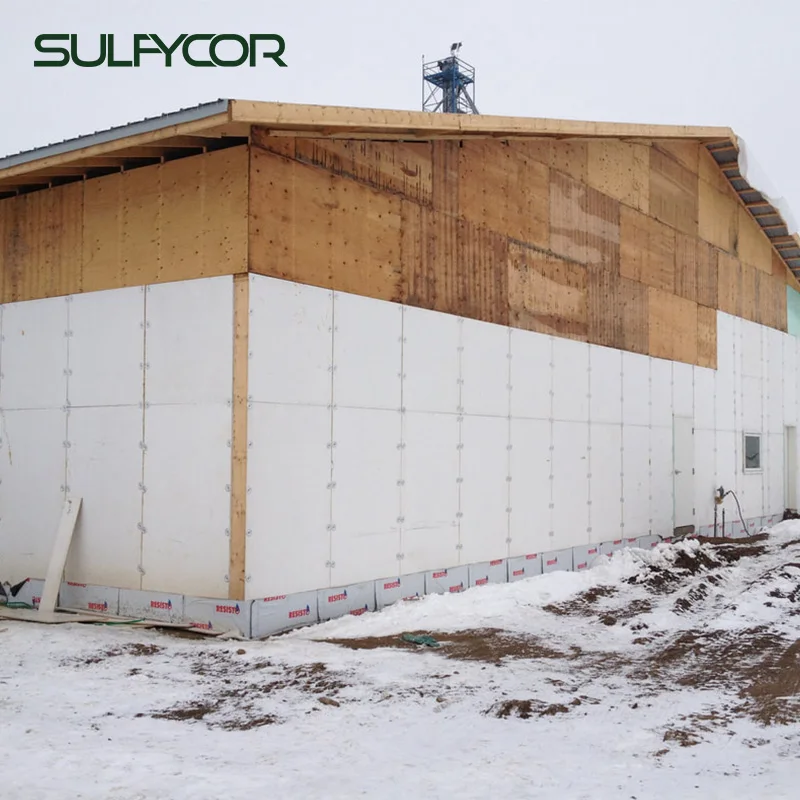 High Fire Rating Magnesium Oxide Sulphate Sulfate Boards Easy Assemble Prefab House Substrate Construction MGO Panels