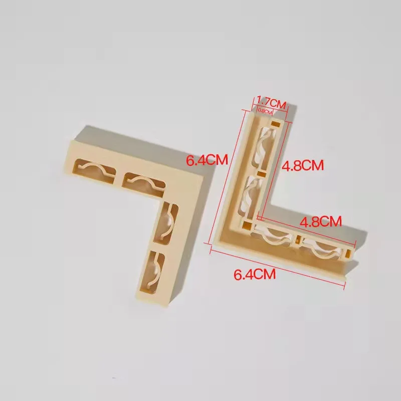 Vertical plastic Angle clamp background plate fittings wood grain cement board herringbone clamp universal support