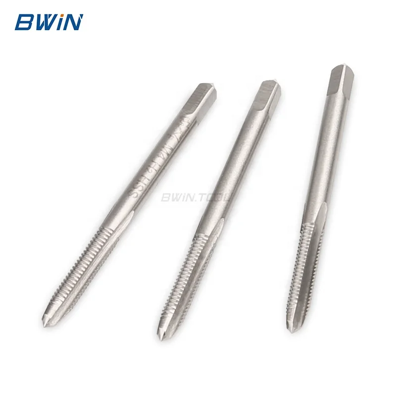 BWIN OEM factory Thread customized cutting Machine Tap and dies HSS straight spiral flute Screw Tap