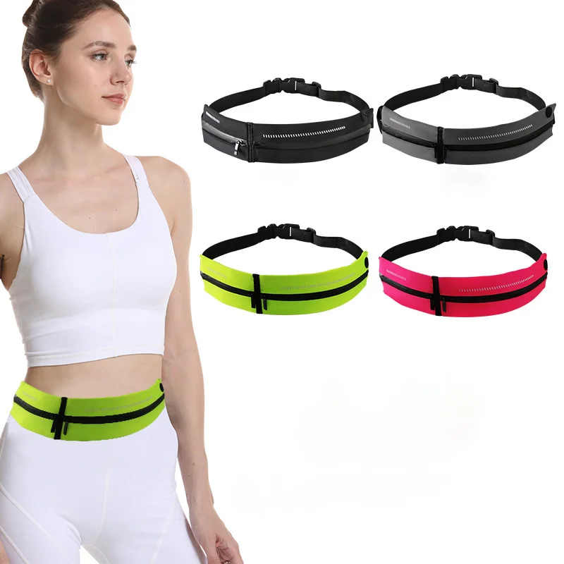High Elasticity Running Phone Belt Thin Invisible Multifunctional Fitness Outdoor Equipment Waterproof Men Women Sports Belt Bag