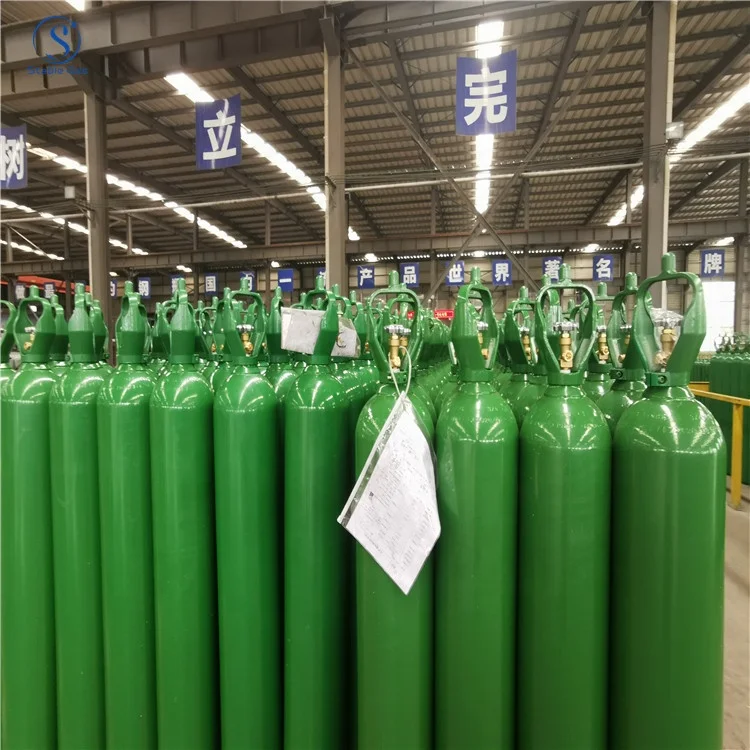 Wholesale Prices 40L Industrial Argon Gas Bottle High Purity 99.999% Argon Cylinders For Sale