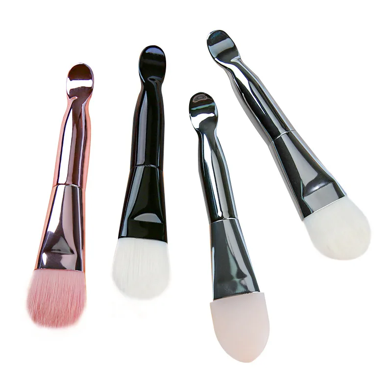 Double Head Silicone Belt Scoop Mask Brush Soft Hair Makeup Brush Mud film Smear Adjustment Film Universal Foundation Brush