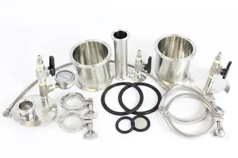 Hot sale NEW design 45g 90g 135gram Bho Extraction Passive Cbd Oil mini closed loop extractor kit