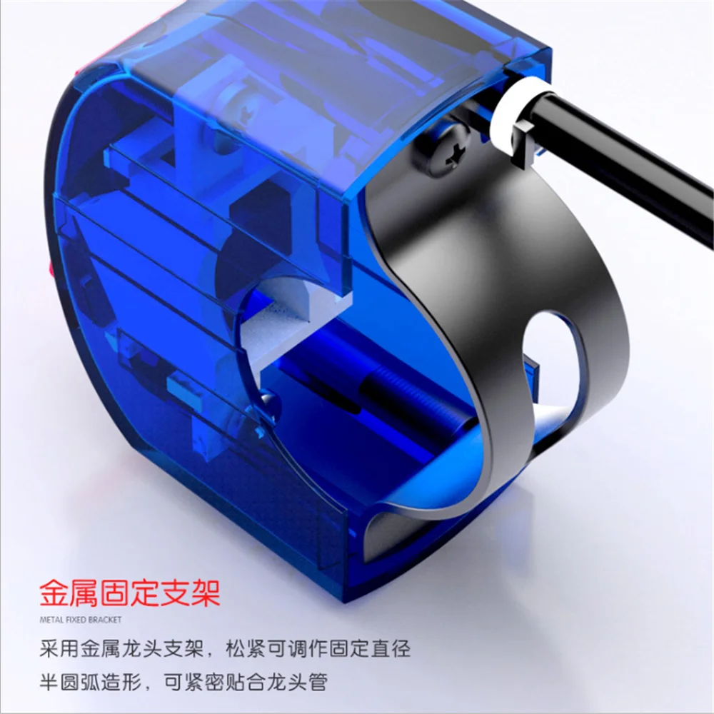 
Motorcycle headlight overtaking light switch button electric car modified handlebar color transparent switch accessories 