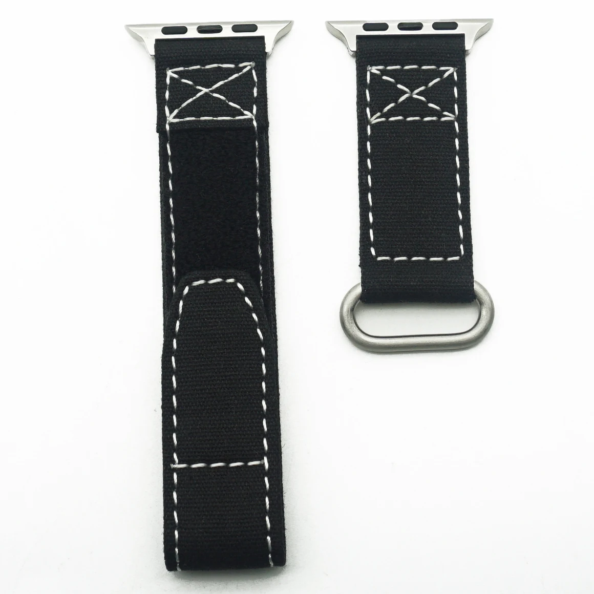 JUELONG Hook and Loop Nylon Strap Compatible Watch Band Breathable Sport Nylon Accessories Bracelet Wristband for Watch Series 8