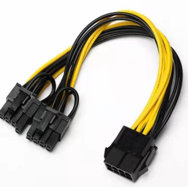 8 Pin to dual 8 (6+2) Pin PCI Express Power Converter Cable for Graphics GPU Video Card PCIE PCI-E VGA Splitter Hub Power Cable
