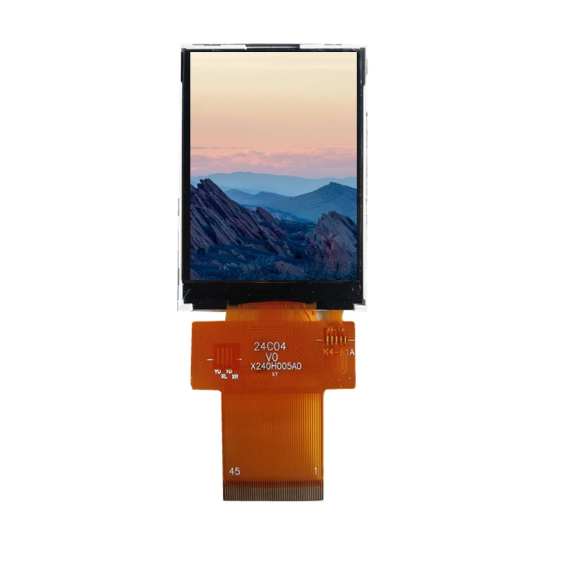 2.4 inch OEM ODM TN 240*320 MCU/SPI/SPI+RGB interface ST7789V tft lcd displays