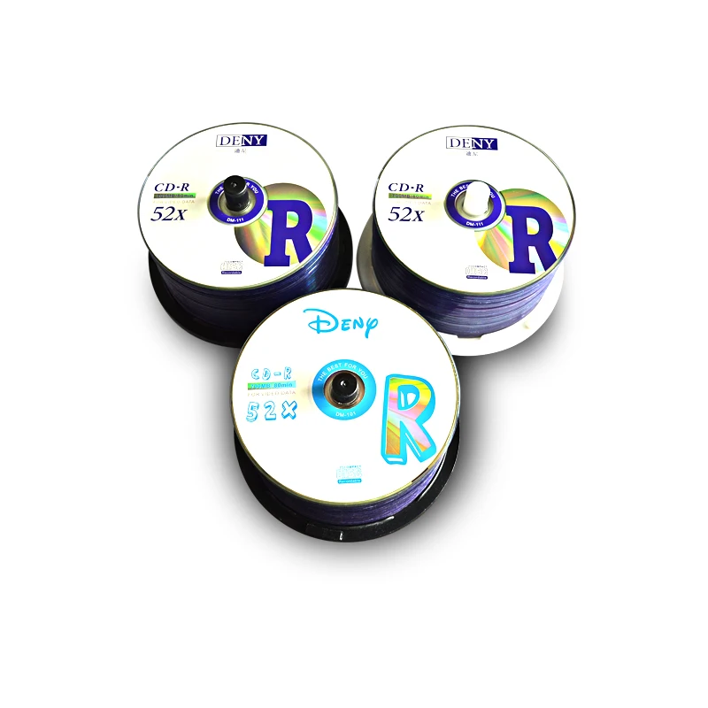 Professional disc manufacture wholesale OEM customized popular blank cd-r with 52x