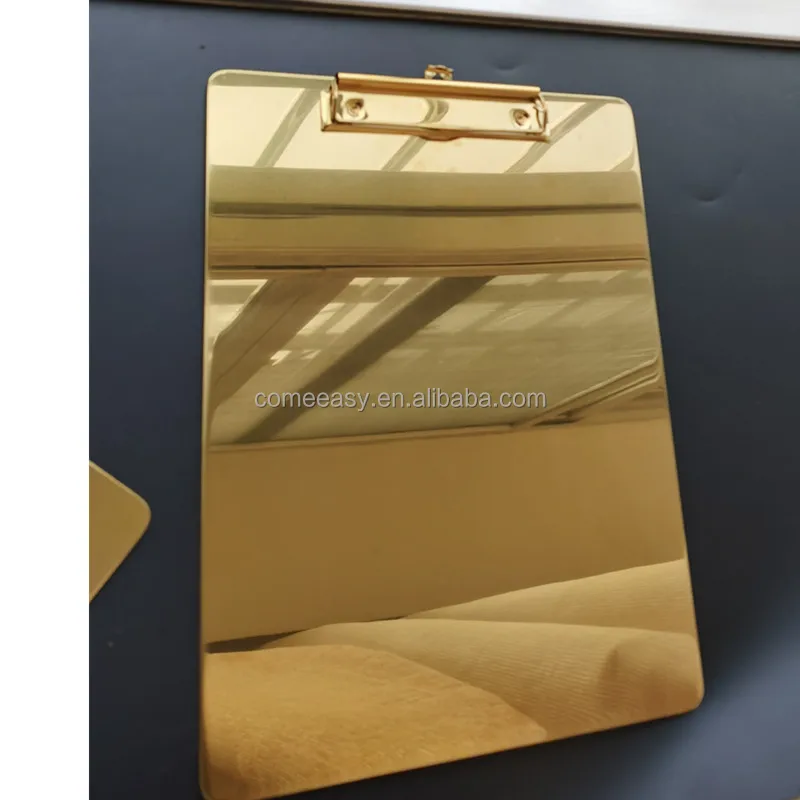 Cardboard Foldable Clip Folio Board A4 Office Letter Pad Paper Clipboard With Storage
