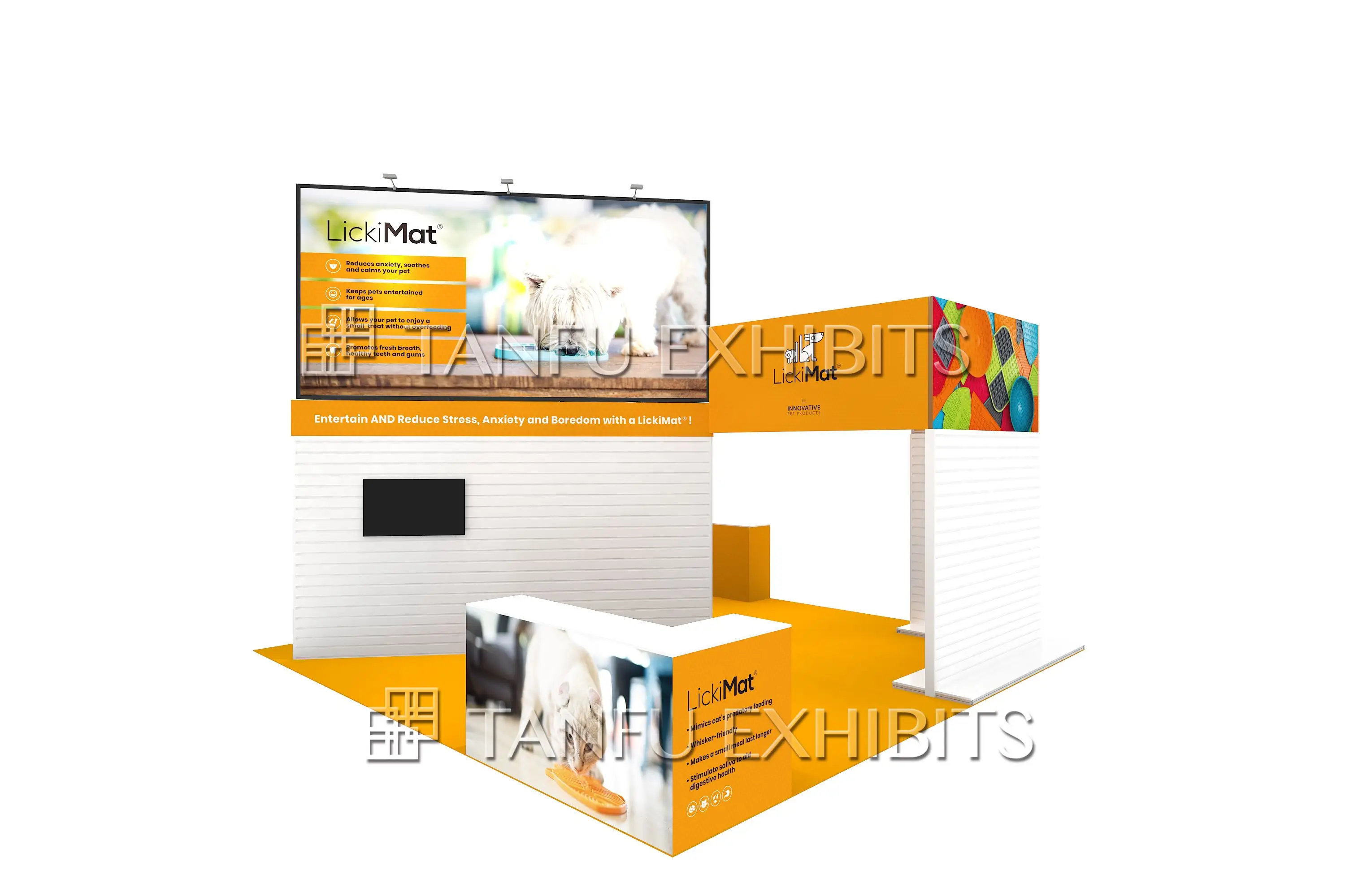 6x6m Trade Show Exhibition Booth Equipment with Slatwall