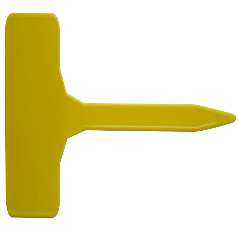 New design garden Markers T-type reusable plastic hook plant label