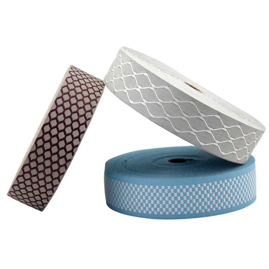 Colorful hot sale narrow fabric 38mm mattress edging tape