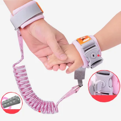 Kid child anti-lost band baby safety harness anti lost strap wrist leash walking