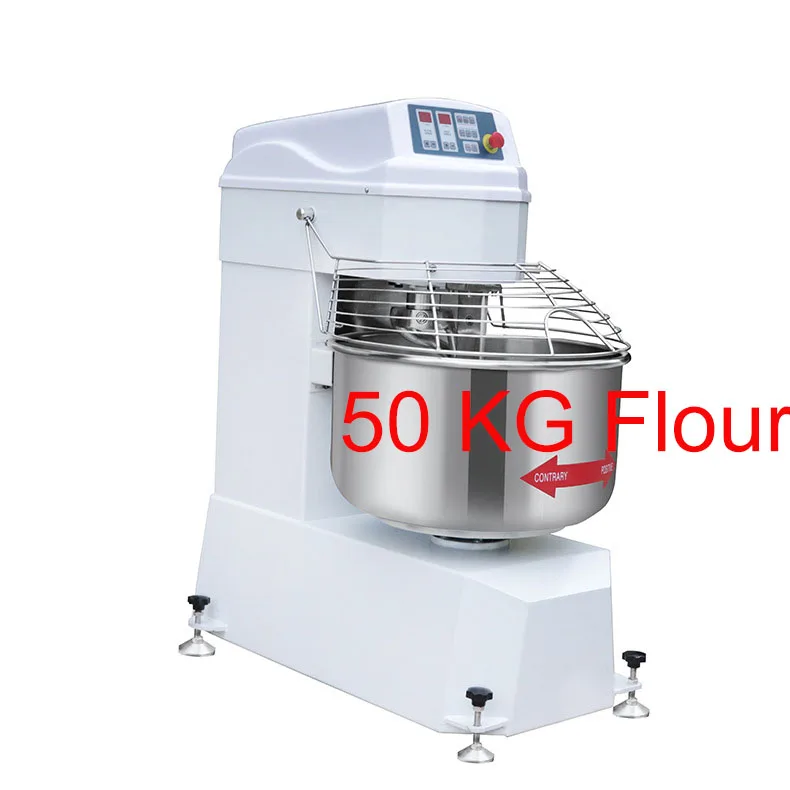 50kg flour spiral mixer heavy duty 200l bread flour mixer 50kg dough mixer for 50kgs flour