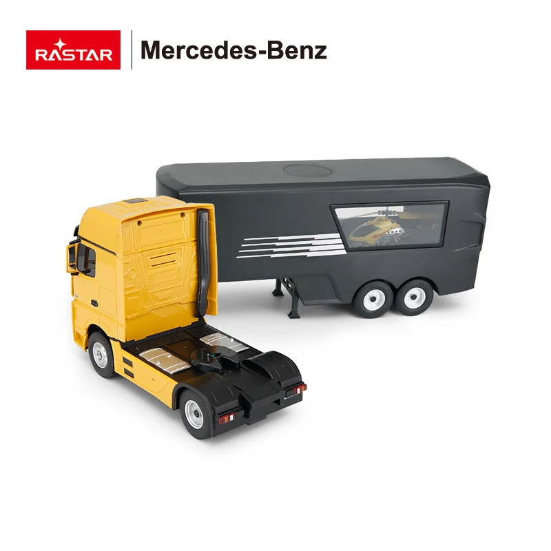 2021 new Rastar Mercedes-Benz Rc Container Truck  rc truck trailer for boy engineering remote control car construction toy car