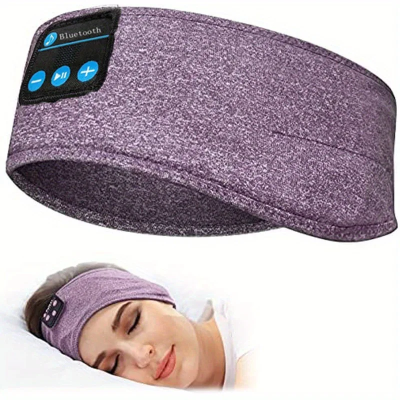 Yolo New Sleep Wireless Soft Sleep Eye Mask Sport Headband Music  bluetooth Headphone Sleeping Headsets