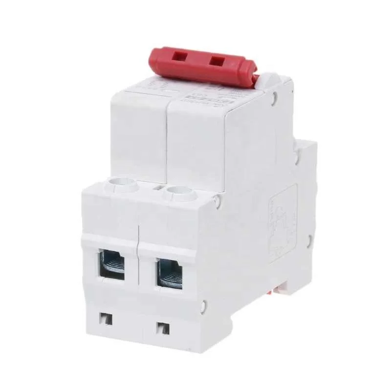 2P DC 1000V Solar Mini Circuit Breaker 10A/16A/32A/50A/63A DC Photovoltaic MCB Q1QC