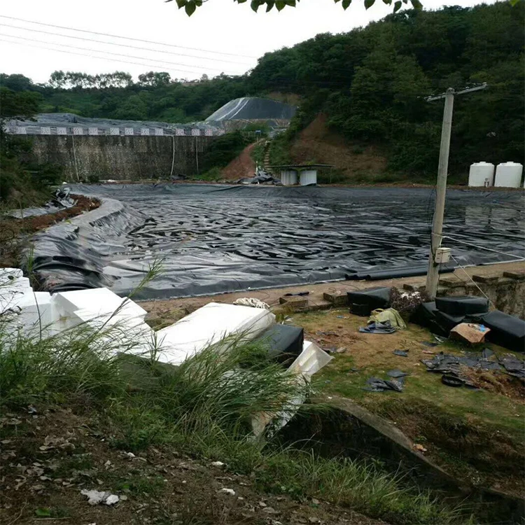 best price fish pond liner for bamboo roots 1mm 0.75mm plastic farm tank hdpe geomembrane